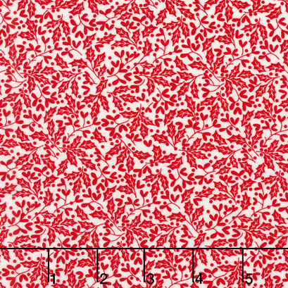 Scandi - Holly Red Yardage