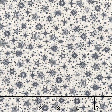 Scandi - Star Grey Yardage