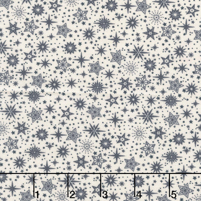 Scandi - Star Grey Yardage
