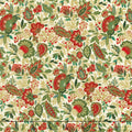 Good Tidings - Sarasa Cream Metallic Yardage