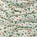 Good Tidings - Sprig Cream Metallic Yardage