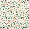 Good Tidings - Sprig Cream Metallic Yardage