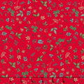 Good Tidings - Sprig Red Metallic Yardage