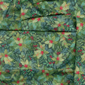 Good Tidings - Holly Bush Dark Green Metallic Yardage