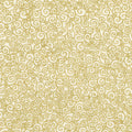 Good Tidings - Scroll Cream Metallic Yardage