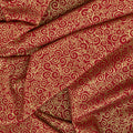 Good Tidings - Scroll Red Metallic Yardage