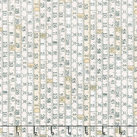 Atelier - Measurements Cream Yardage