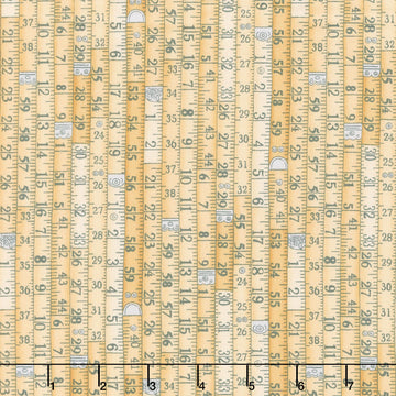 Atelier - Measurements Yellow Yardage