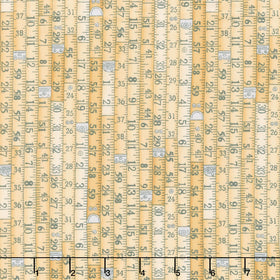 Atelier - Measurements Yellow Yardage