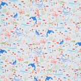 Deep Blue Sea - Creatures Light Blue Yardage