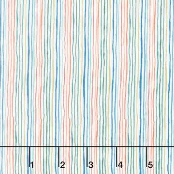 Prehistoric - Stripe Cream Yardage