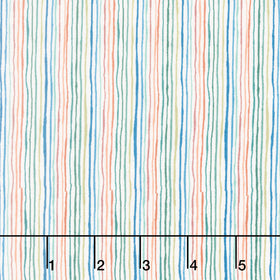 Prehistoric - Stripe Cream Yardage