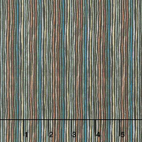 Prehistoric - Stripe Brown Yardage