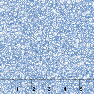 Petite Fleur - Blossom Blue Yardage