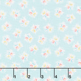 Petite Fleur - Posy Teal Yardage