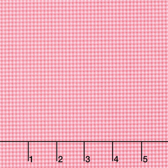 Petite Fleur - Gingham Pink Yardage