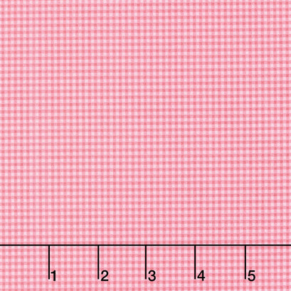 Petite Fleur - Gingham Pink Yardage