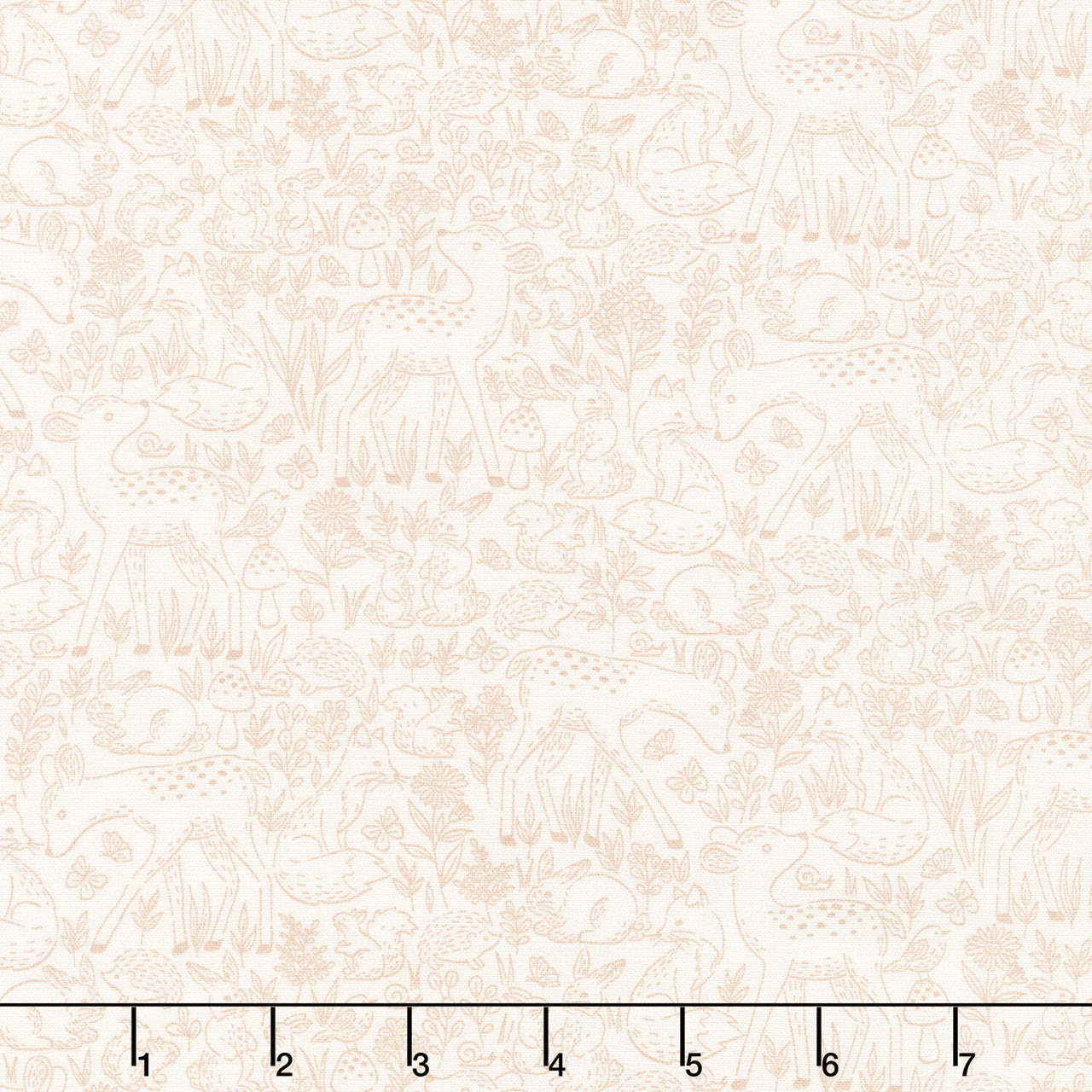 Little Ones - Etched Brown Yardage