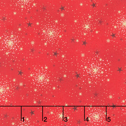 Adorn - Sparkle Red Metallic Yardage