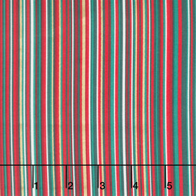 Adorn - Classic Stripe Green Metallic Yardage