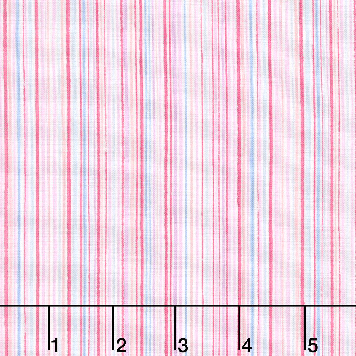 Dance Class - Fine Stripe Pink Yardage