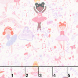 Dance Class - Recital Cream Yardage
