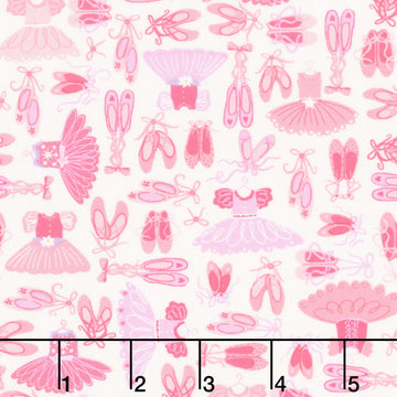 Dance Class - Tutus Cream Yardage