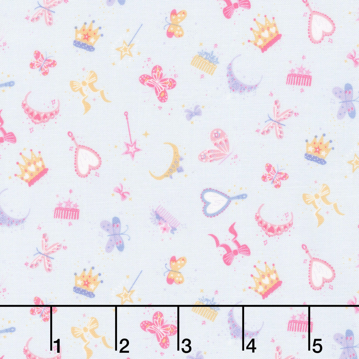 Dance Class - Accessories Blue Yardage