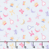 Dance Class - Accessories Blue Yardage
