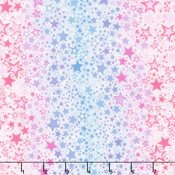 Dance Class - Ombre Star Cream Yardage