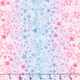 Dance Class - Ombre Star Cream Yardage