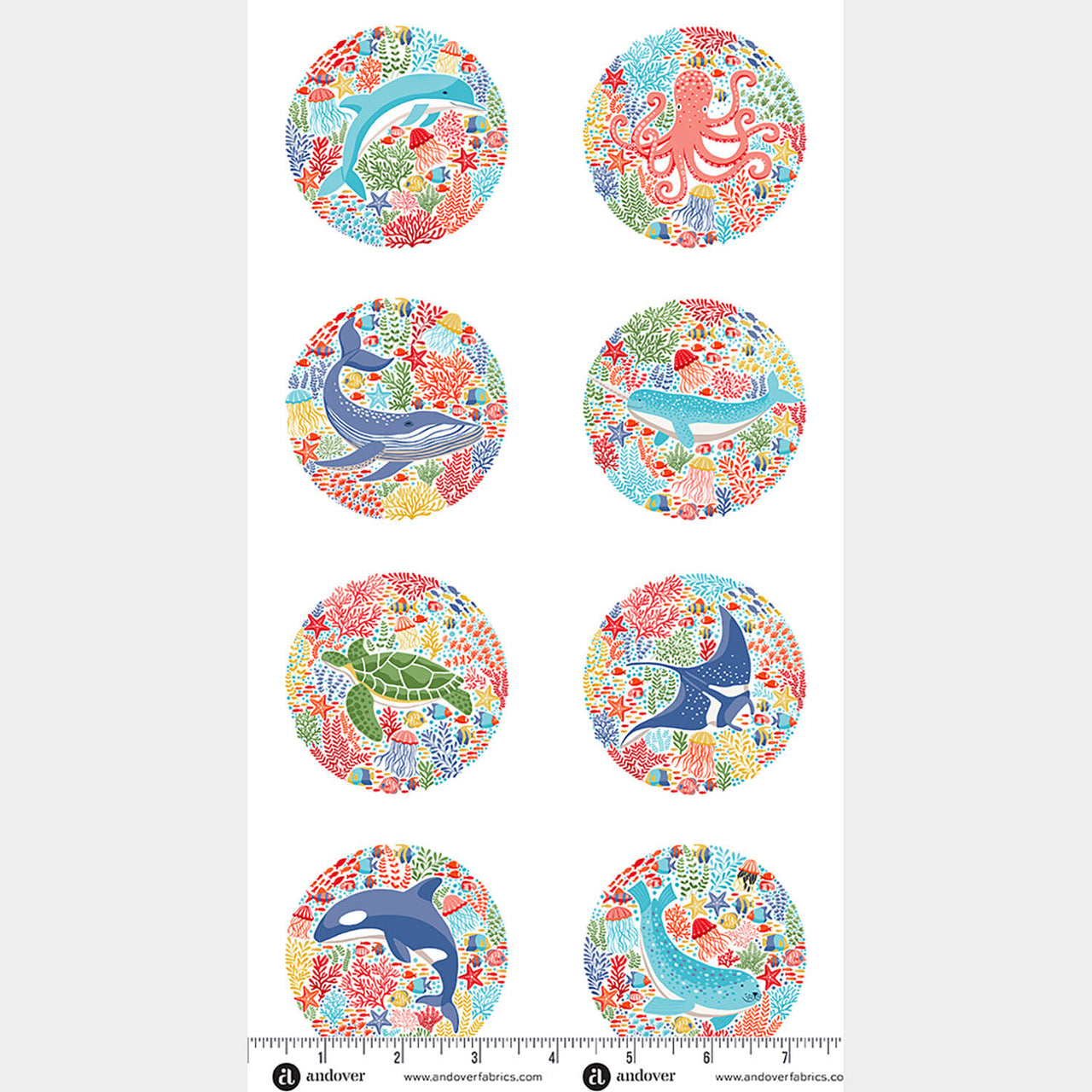 Deep Blue Sea - Ocean Animal Multi Panel