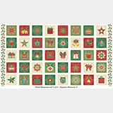Adorn - Squares Cream Metallic Panel