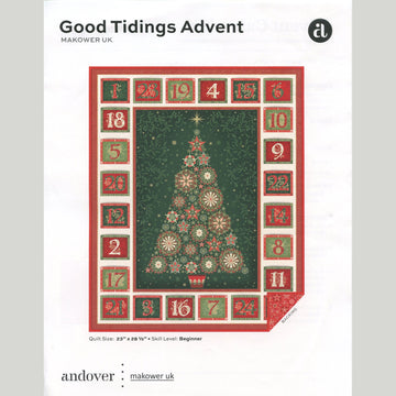 Good Tidings Advent Calendar Quilt Kit
