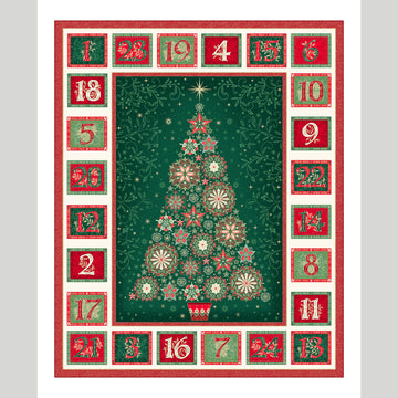 Good Tidings Advent Calendar Quilt Kit