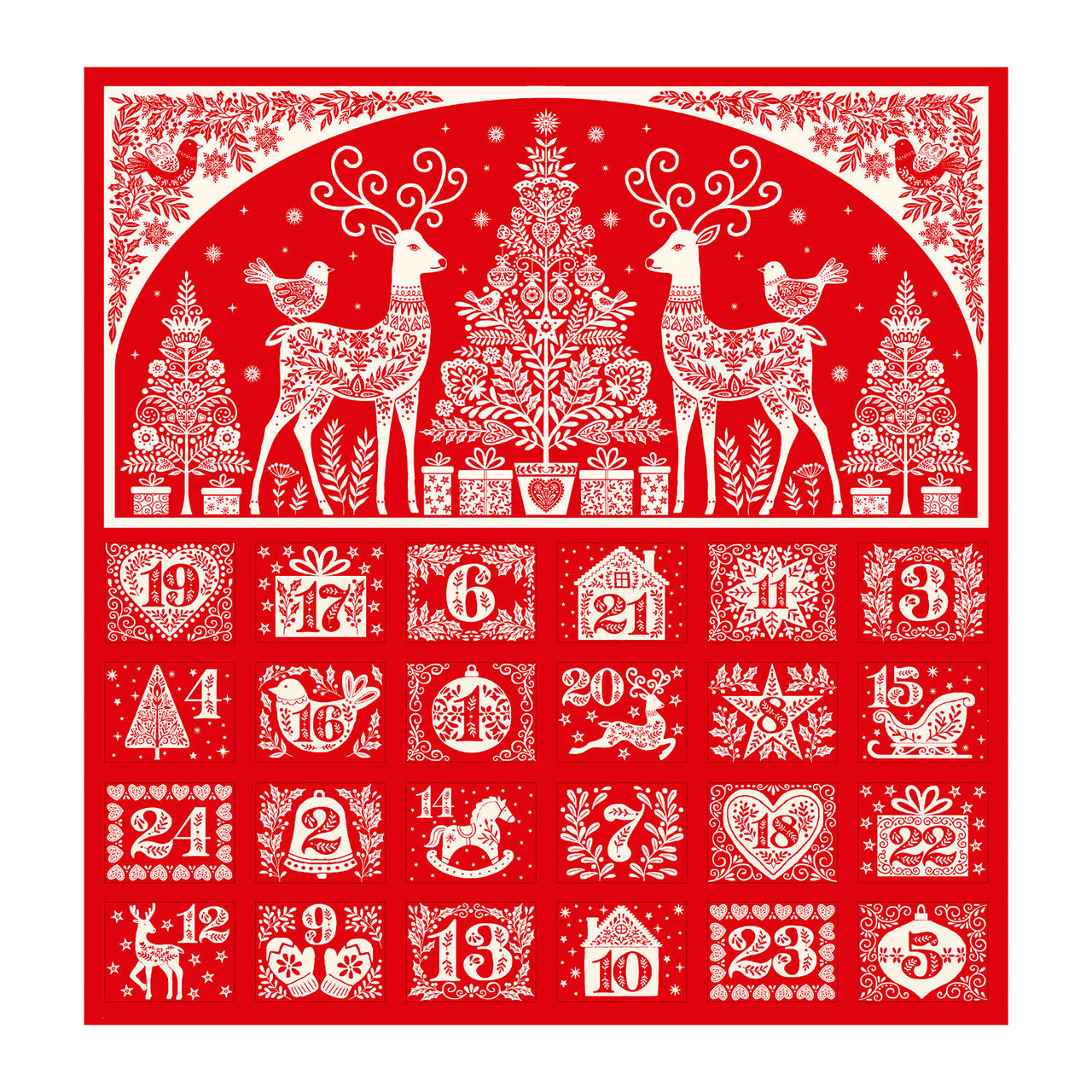 Scandi Advent Calendar Quilt Kit