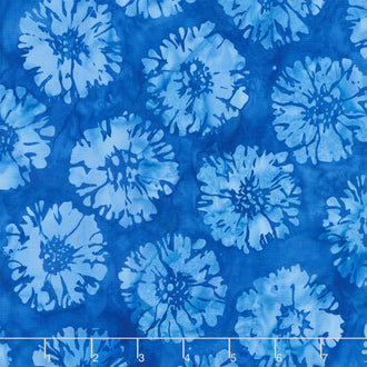 Indigo Batiks Vol. 2 - Sunflower Blue Yardage