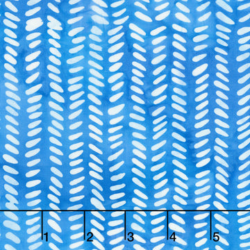 Indigo Batiks Vol. 2 - Stripes Blue Yardage
