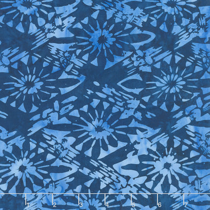 Indigo Batiks Vol. 2 - Fence Navy Yardage