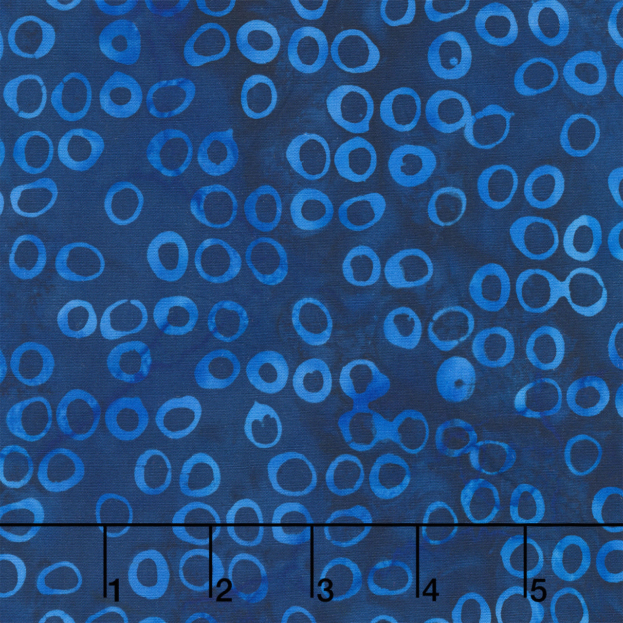Indigo Batiks Vol. 2 - Circles Royal Yardage