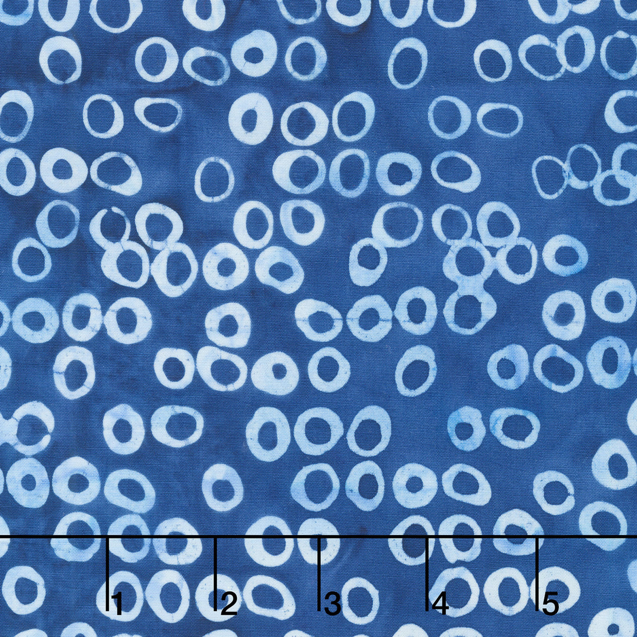 Indigo Batiks Vol. 2 - Circles Navy Yardage