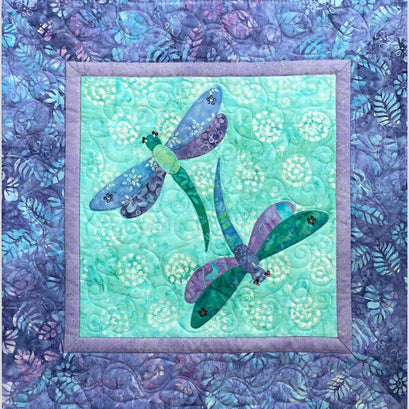 Dancing Dragonflies Table Runner & Pillow Shams Kit