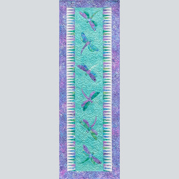 Dancing Dragonflies Table Runner & Pillow Shams Kit