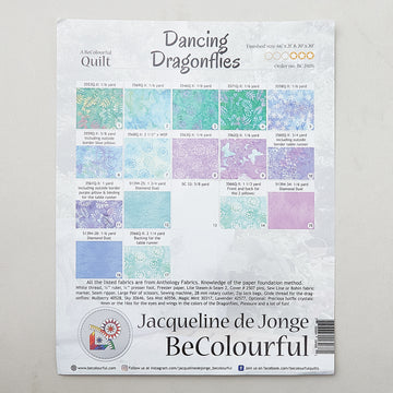 Dancing Dragonflies Table Runner & Pillow Shams Kit