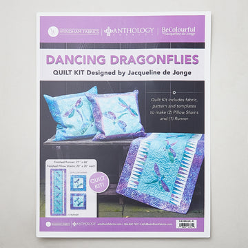 Dancing Dragonflies Table Runner & Pillow Shams Kit