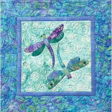 Dancing Dragonflies Table Runner & Pillow Shams Kit