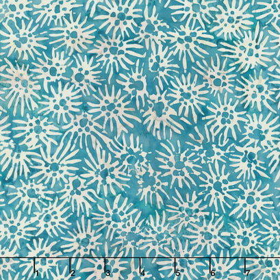 Quentin Batiks - Sea Urchins Teal Yardage