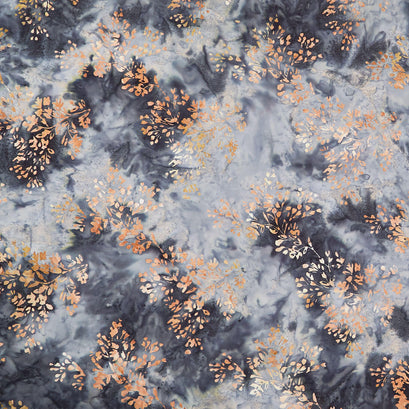 Quentin Batiks - Herbs Charcoal Yardage