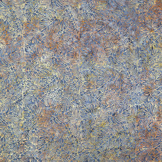 Quentin Batiks - Fall Leaves Silver Yardage