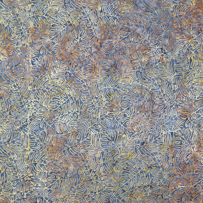 Quentin Batiks - Fall Leaves Silver Yardage
